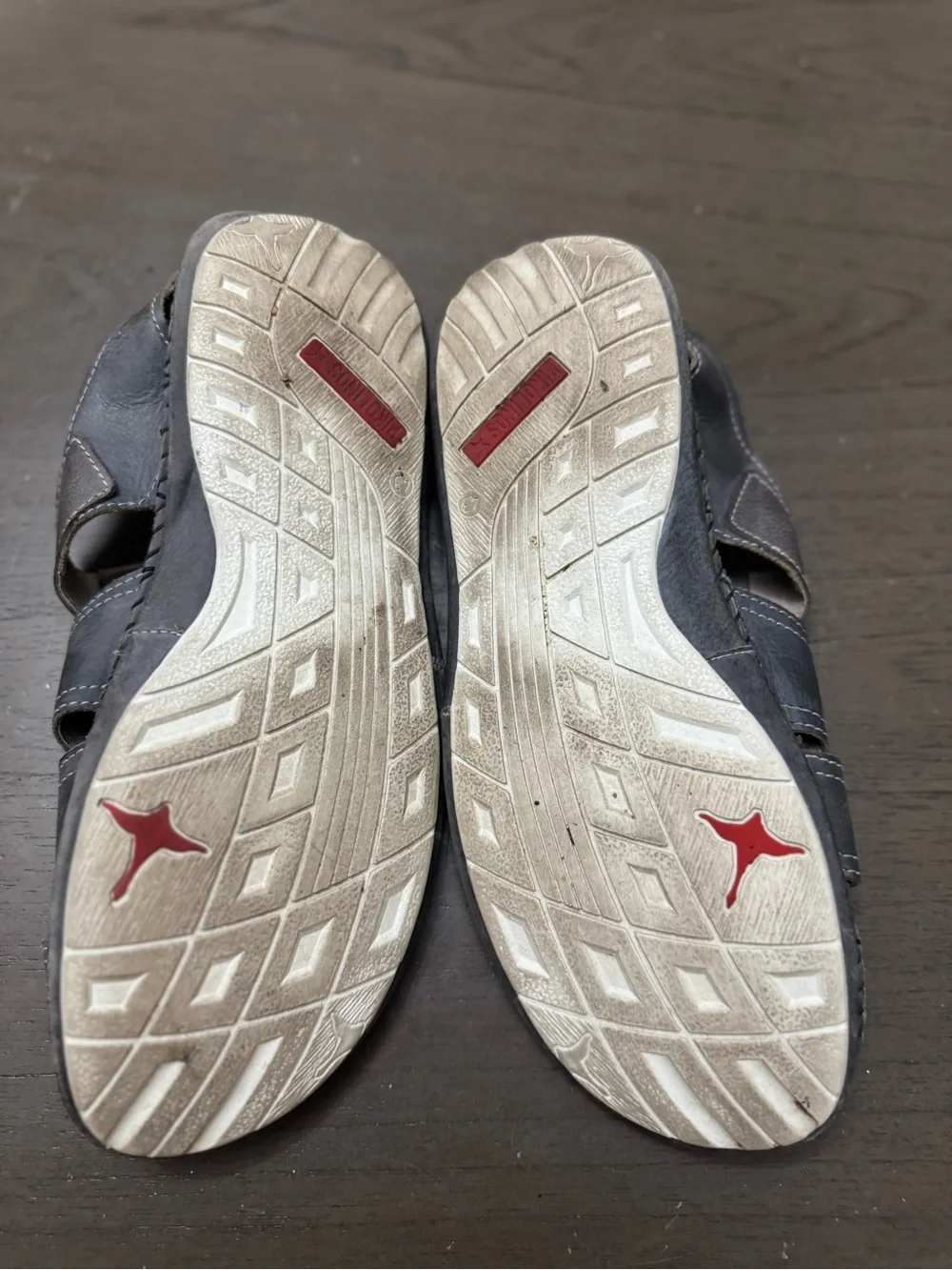 Pikolinos Mens 43 /10  gray  Leather Driving Mocasins Casual Comfort Shoes